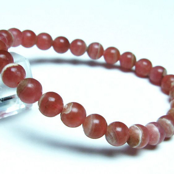 インカローズ(ロードクロサイト)ブレスレット7mm[T27-2423]