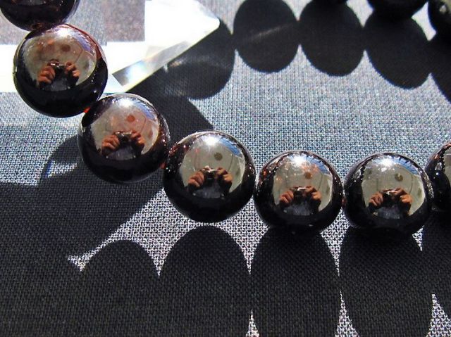 ガーネットブレスレット 12mm [T271-2948]