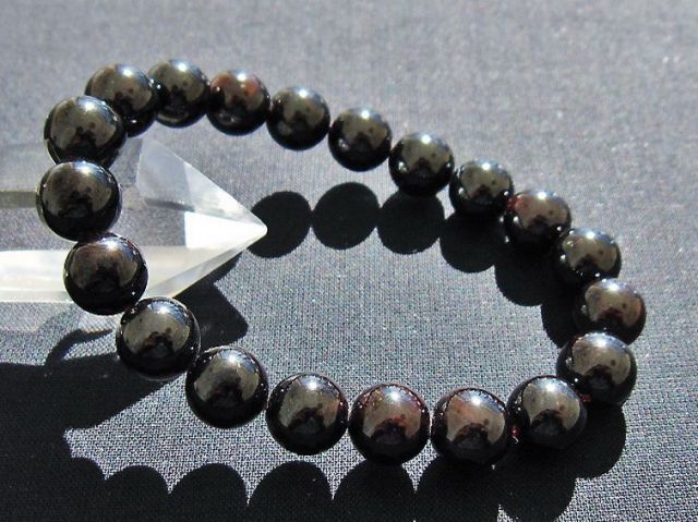 パワーストーン 天然石 ガーネットブレスレット 10mm [T271-3053]