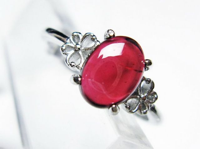 キャンディピンク ガーネット 指輪(15号)[T275-22624]