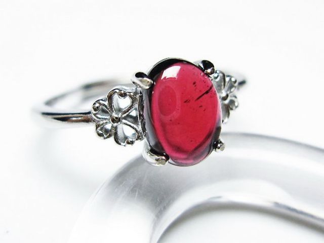 キャンディピンク ガーネット 指輪(15号)[T275-22624]