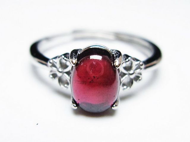 パワーストーン 天然石 キャンディピンク ガーネット 指輪(14号)[T275