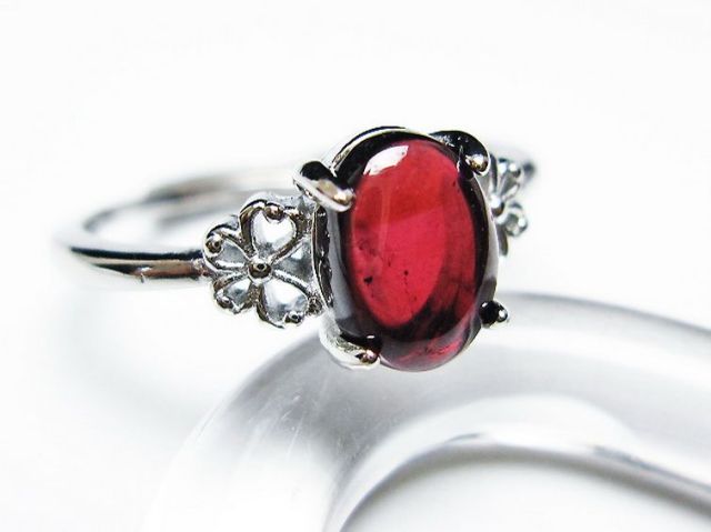 キャンディピンク ガーネット 指輪(14号)[T275-22639]