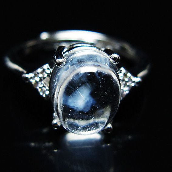 エンジェルラダークォーツ 指輪(16号)[T275-22839]