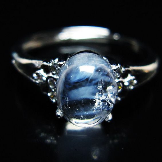 エンジェルラダークォーツ 指輪(16号)[T275-22846]