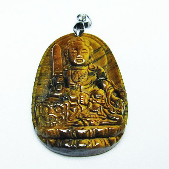 タイガーアイ ※黄虎目石 ペンダント[T277-1358]