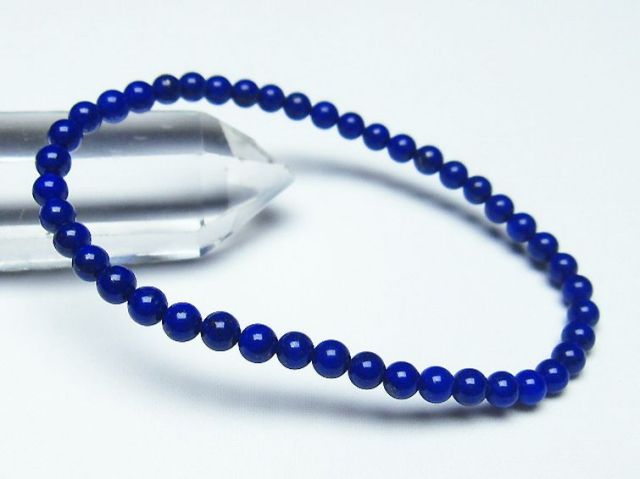 ラピスラズリブレスレット 4mm [t28-12261]