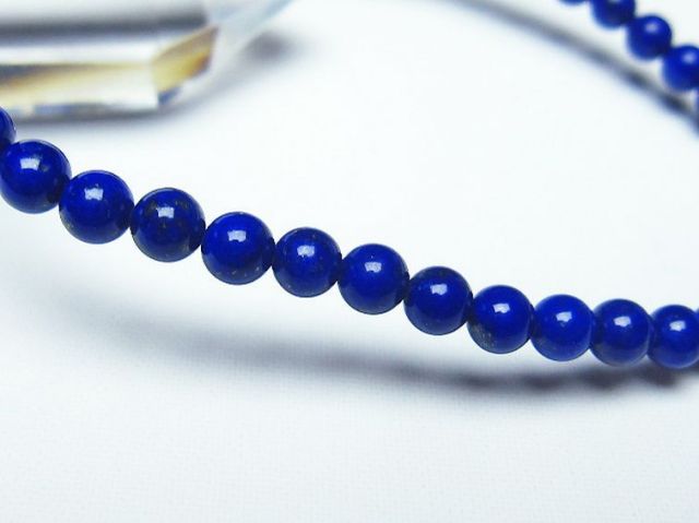 ラピスラズリブレスレット 4mm [t28-12261]