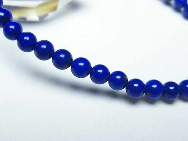 ラピスラズリブレスレット 4mm [t28-12270]