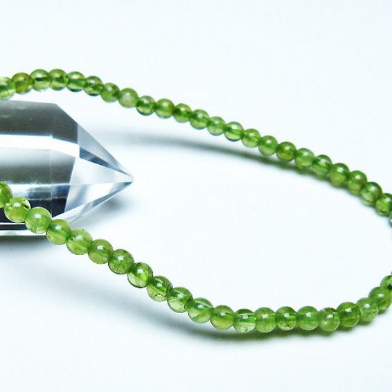 ペリドットブレスレット 4mm [T283-10608]