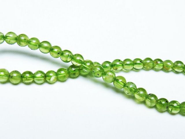 ペリドットブレスレット 4mm [T283-10624]