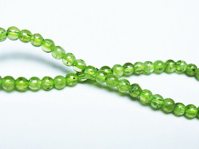 ペリドットブレスレット 4mm [T283-10702]