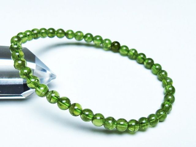 ペリドットブレスレット 5mm [T283-10729]