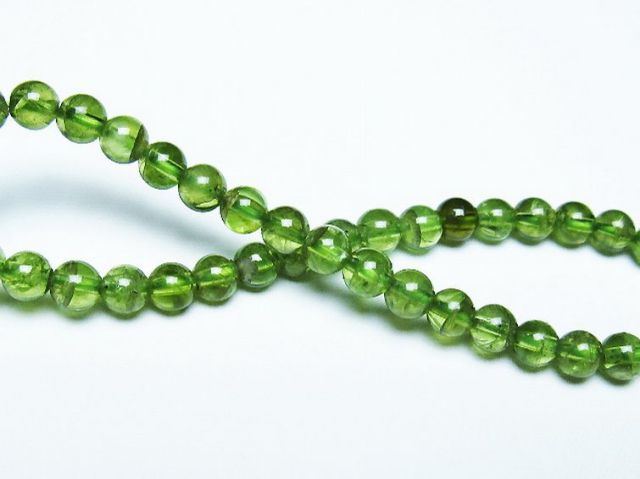 ペリドットブレスレット 5mm [T283-10729]