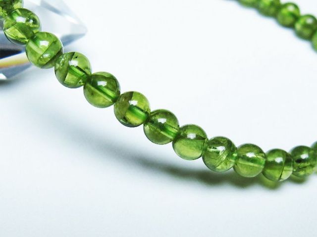 ペリドットブレスレット 5mm [T283-10729]