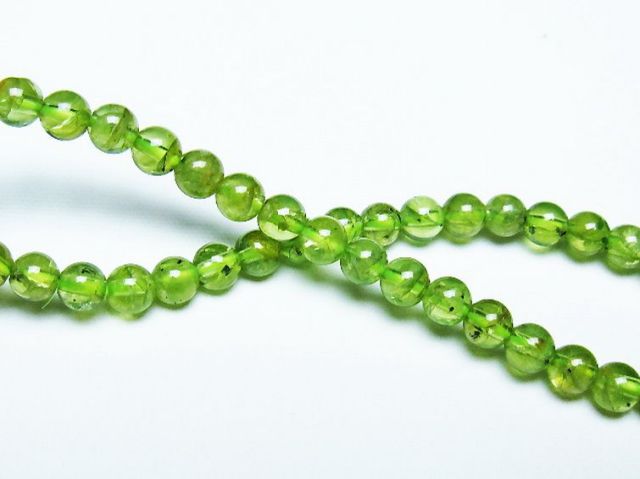 ペリドットブレスレット 5mm [T283-10735]