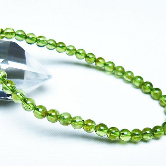 ペリドットブレスレット 5mm [T283-10922]