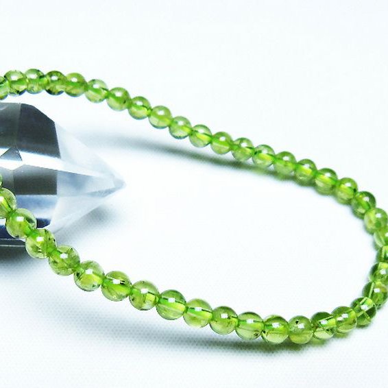 ペリドットブレスレット 4mm [T283-10939]