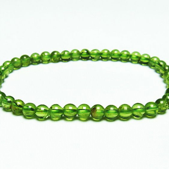 ペリドットブレスレット5mm[T283-8987]