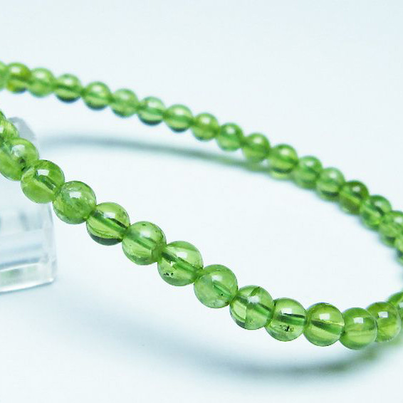 ペリドットブレスレット5mm[T283-9795]