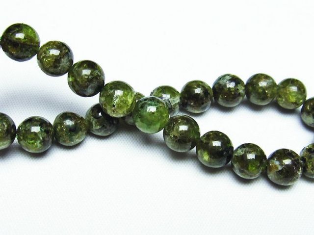 パワーストーン 天然石 ペリドットブレスレット7mm[T284-2107]2枚目