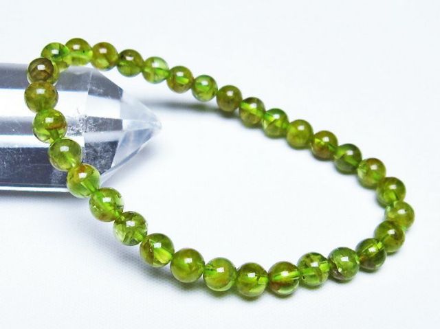 ペリドットブレスレット 6mm [T284-2527]