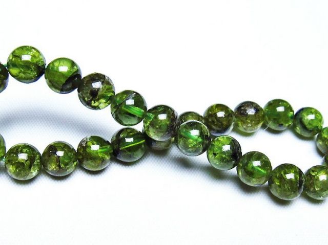 高品質♡ペリドット ブレスレット 高品質+]ペリドットブレスレット（約12mm希少大玉） - 埼玉県