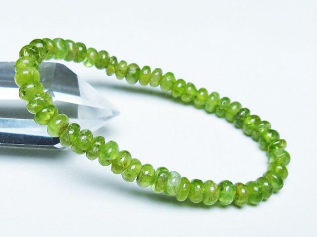 ペリドットブレスレット 6mm [T284-2792]