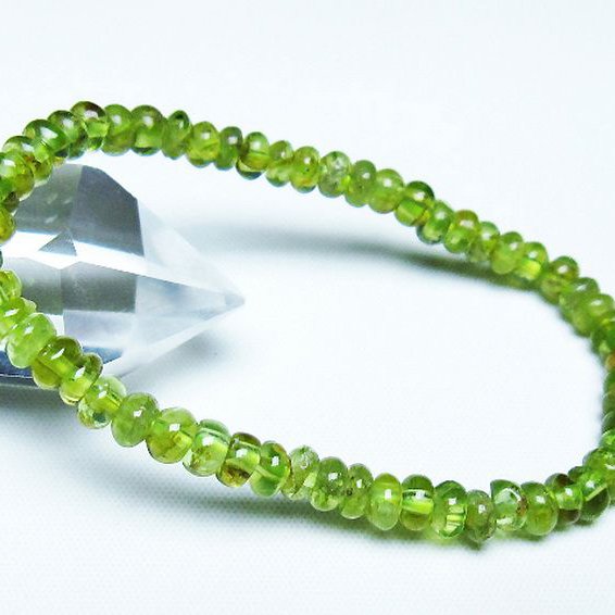 ペリドットブレスレット 5mm [T284-2838]