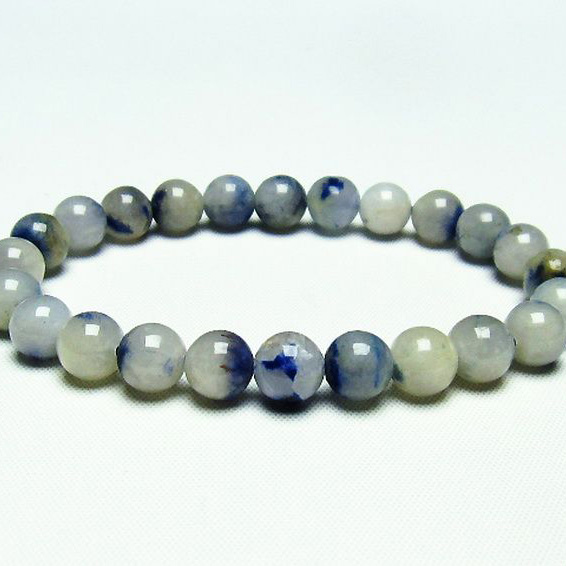 デュモルチェライトインクォーツ ブレスレット8mm[T286-3613] 