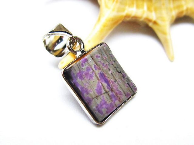 パワーストーン 天然石 スギライトペンダント[T291-4501]3枚目