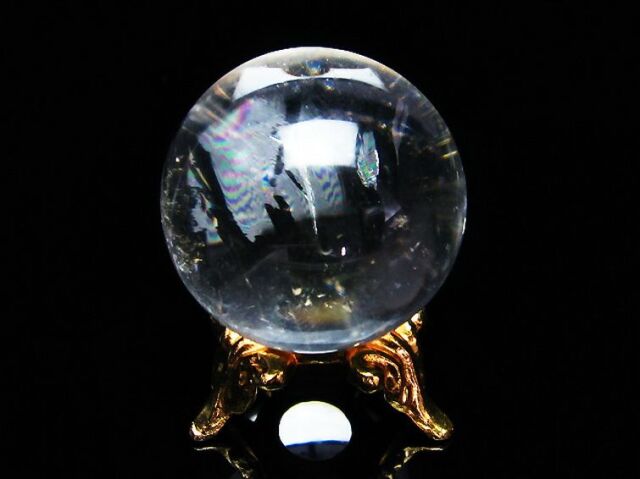 虹入りヒマラヤ水晶丸玉25mm[T294-5060]