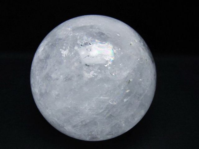 2Kgヒマラヤ水晶丸玉 115mm [T296-2921]
