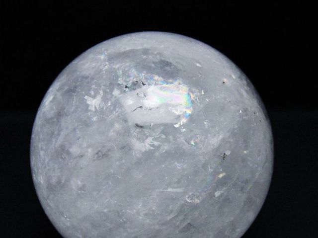 2Kgヒマラヤ水晶丸玉 115mm [T296-2921]