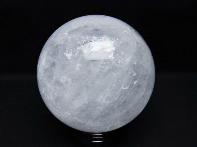2Kgヒマラヤ水晶丸玉 115mm [T296-2921]