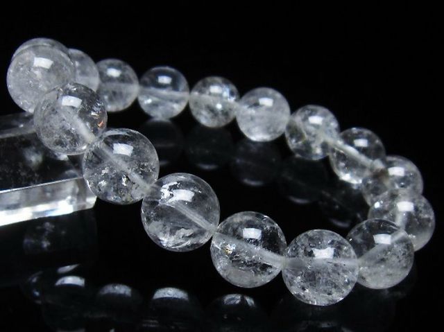 アイリスクォーツ 虹入り レインボー水晶 ブレスレット 12mm [T303-1484]