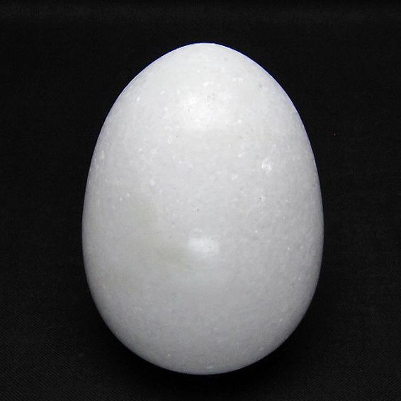 漢白玉たまご置物 [t306-3178]