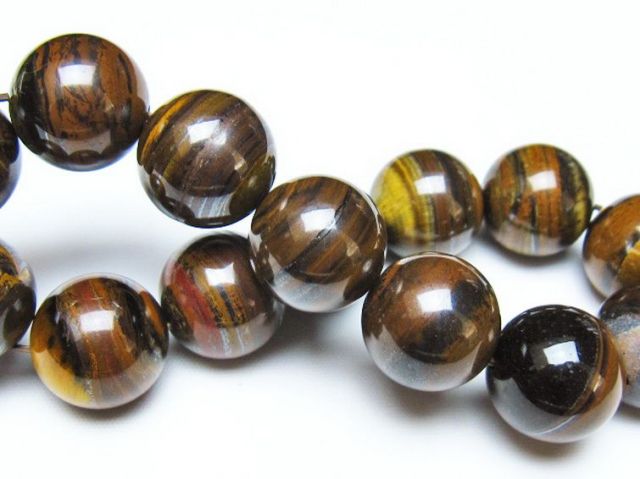 アイアンタイガーアイブレスレット 17mm [t31-6101]