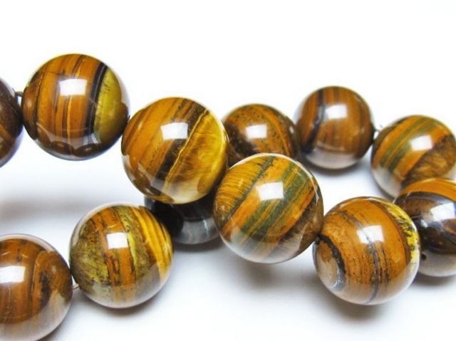 アイアンタイガーアイブレスレット 18mm [t31-6117]