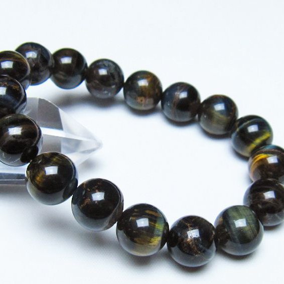ミックスタイガーアイブレスレット 12mm [t31-6161]