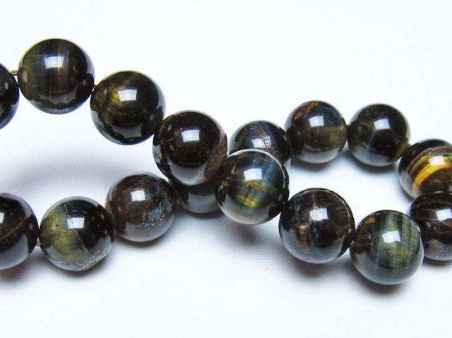 ミックスタイガーアイブレスレット 12mm [t31-6161]
