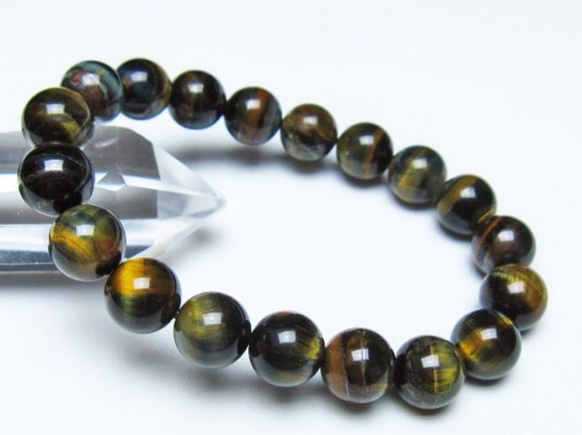 ミックスタイガーアイブレスレット 10mm [t31-6169]