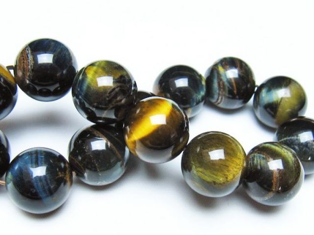 ミックスタイガーアイブレスレット 16mm [t31-6209]