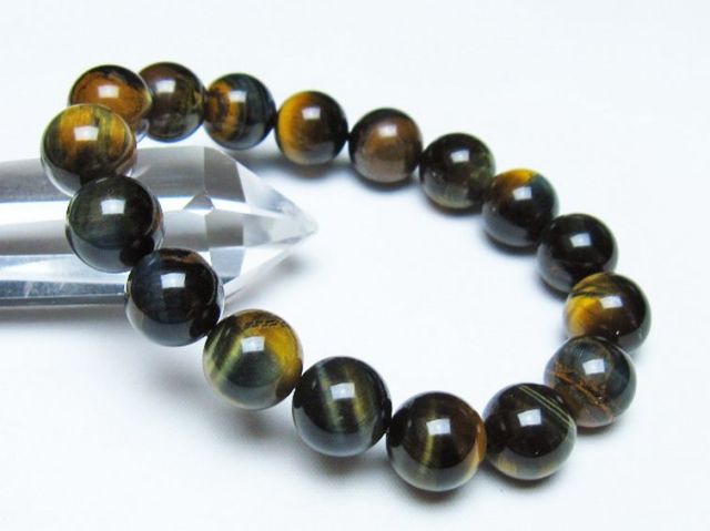 ミックスタイガーアイブレスレット 13mm [t31-6221]