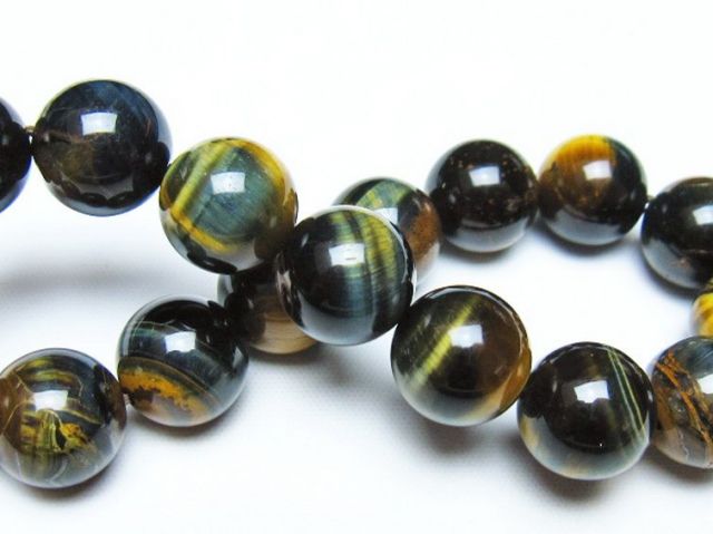 ミックスタイガーアイブレスレット 13mm [t31-6221]