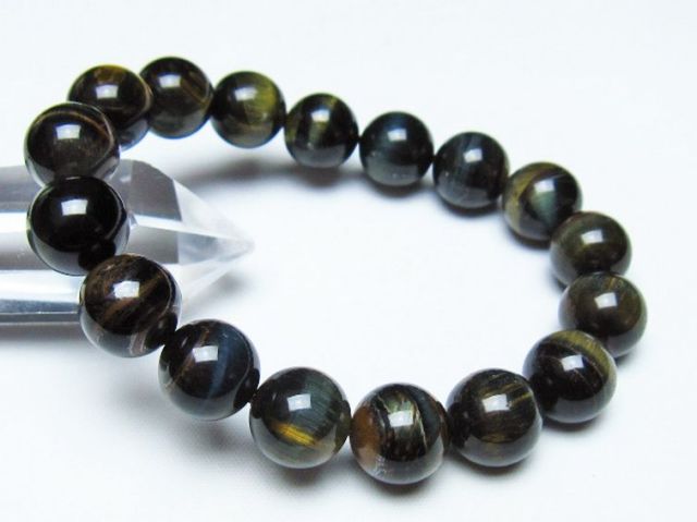 ミックスタイガーアイブレスレット 12mm [t31-6228]