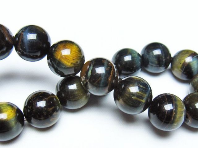 ミックスタイガーアイブレスレット 12mm [t31-6228]
