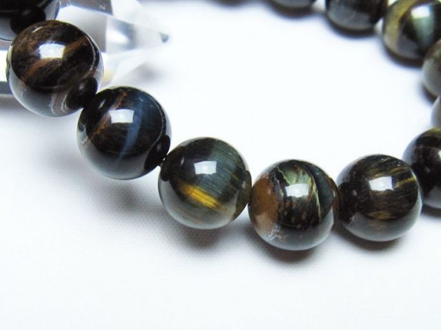 ミックスタイガーアイブレスレット 12mm [t31-6228]