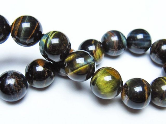 ミックスタイガーアイブレスレット 13mm [t31-6241]