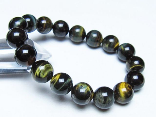 ミックスタイガーアイブレスレット 13mm [t31-6249]